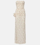 Magda Butrym Floral ruched gown