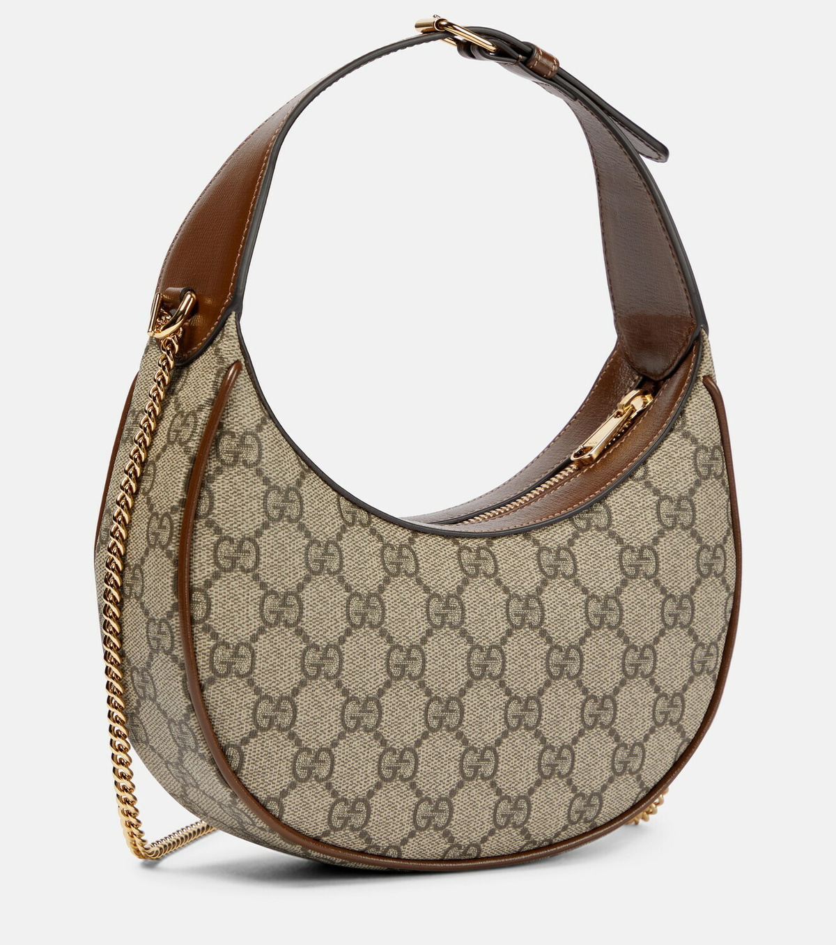 GUCCI(グッチ)正規品/関税送料込み GG Supreme Mini Bag Gucci Mini GG Supreme Leather Shoulder Bag | Grey | FARFETCH