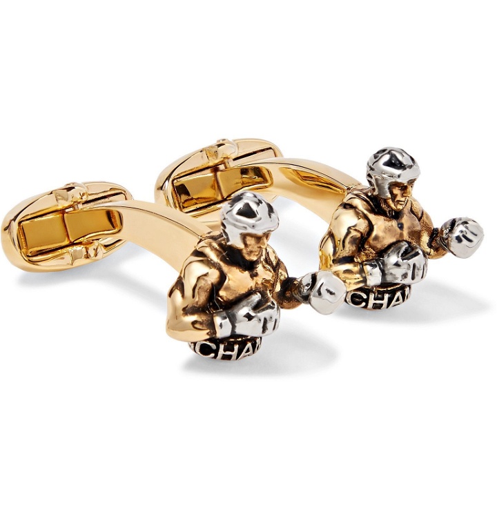 Photo: Paul Smith - Gold and Silver-Tone Cufflinks - Gold