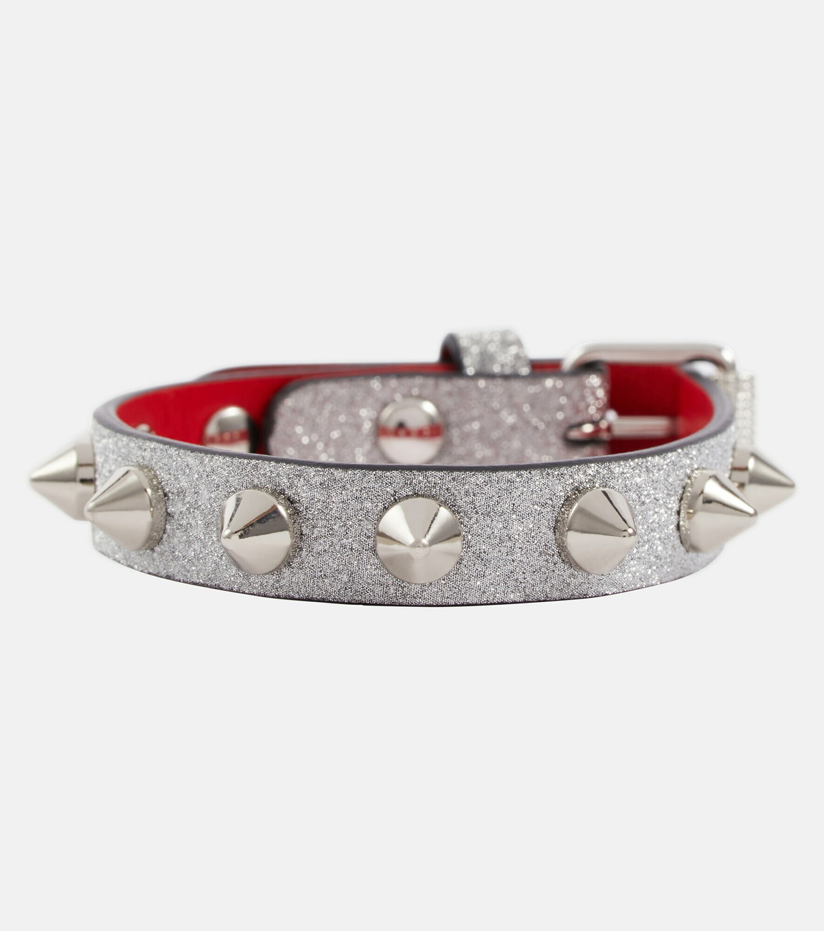 Christian Louboutin Loubilink studded leather bracelet Christian
