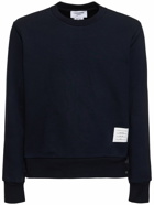 THOM BROWNE - Crewneck Cotton Sweatshirt