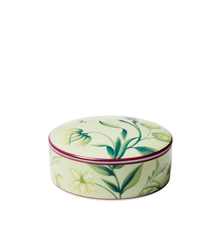 Photo: Ginori 1735 Florenza floral porcelain container