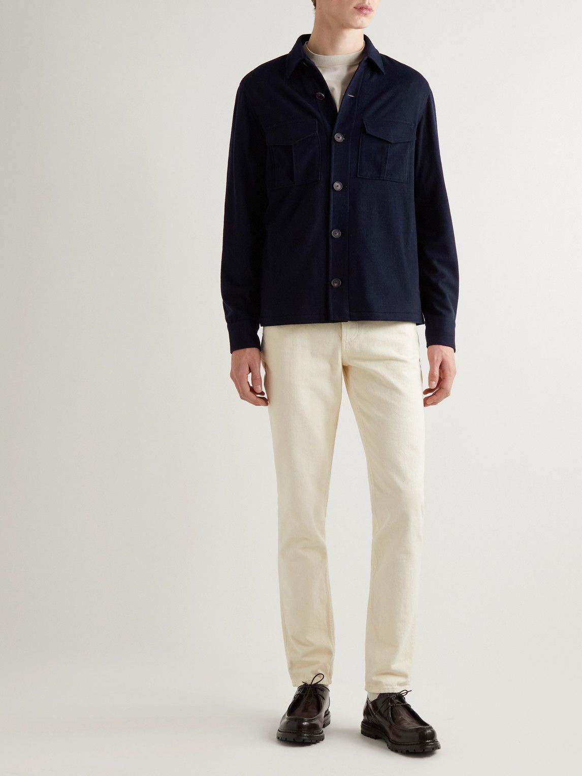 cashmere shirt jacket