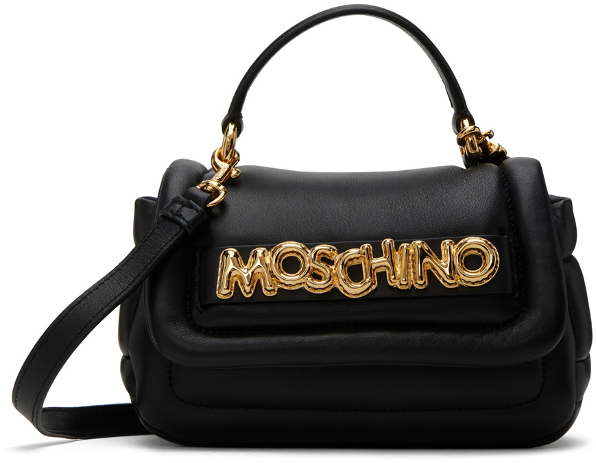 Moschino Black Logo Balloon Shoulder Bag Moschino