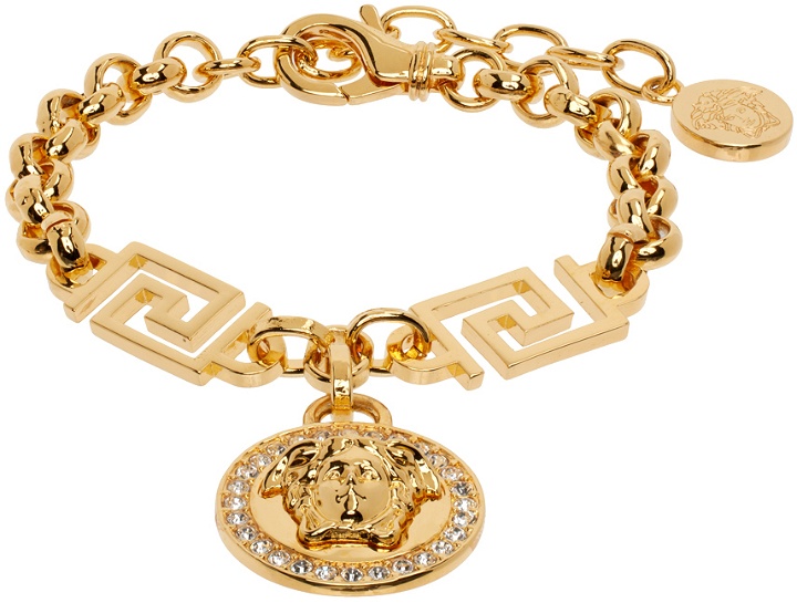 Photo: Versace Gold 'La Medusa Greca' Bracelet