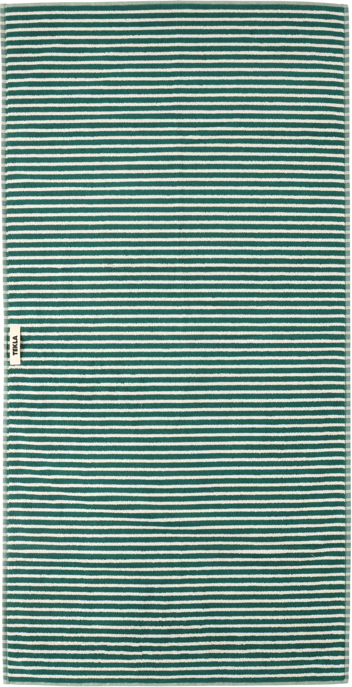 Tekla Green Striped Towel Set, 3 pcs