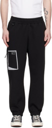 Izzue Black D-Ring Sweatpants
