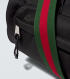 Gucci Web Stripe Medium logo duffel bag