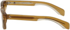 JACQUES MARIE MAGE Brown Circa Limited Edition Molino Sunglasses