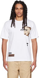 AAPE by A Bathing Ape White Moonface T-Shirt