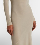 Mugler Cotton jersey gown