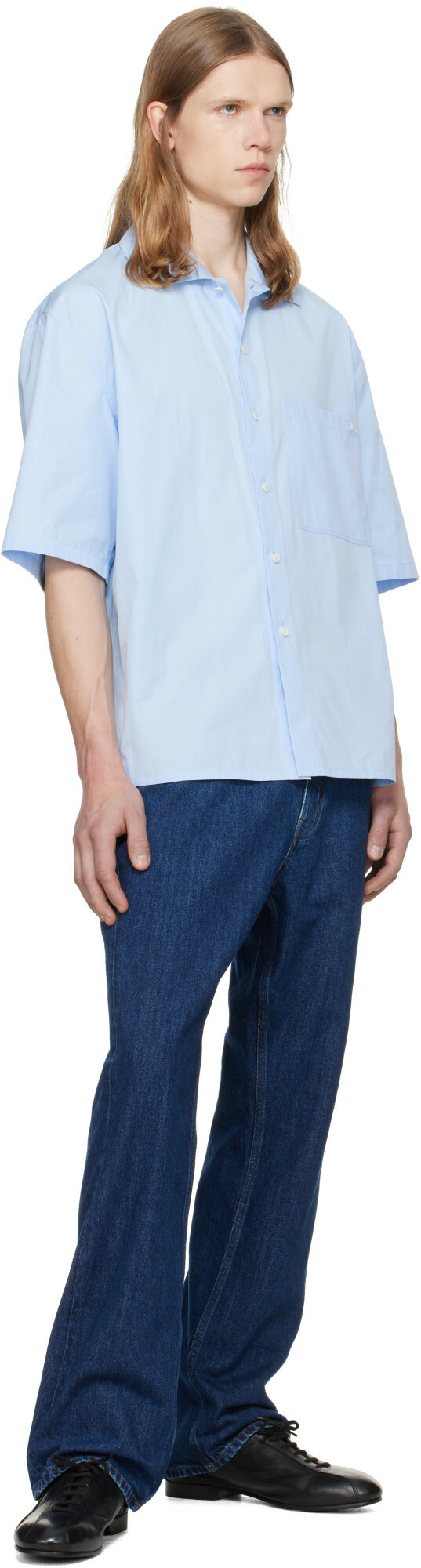 Jil Sander Blue Regular Denim Jeans