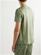 Polo Ralph Lauren - Logo-Print Cotton-Jersey Pyjama T-Shirt - Green