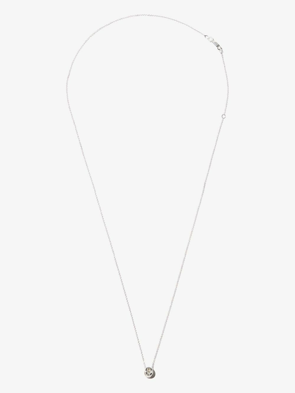 Le Gramme Sterling Silver Le 1g Polished Entrelacs Necklace