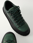 Diemme - Cornaro Gomma Rubber-Trimmed Waxed-Leather Hiking Boots - Green