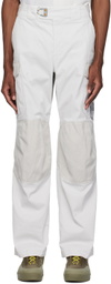 Objects IV Life Gray Paneled Cargo Pants