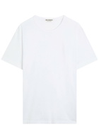 JW Anderson Logo-embroidered Cotton T-shirt White