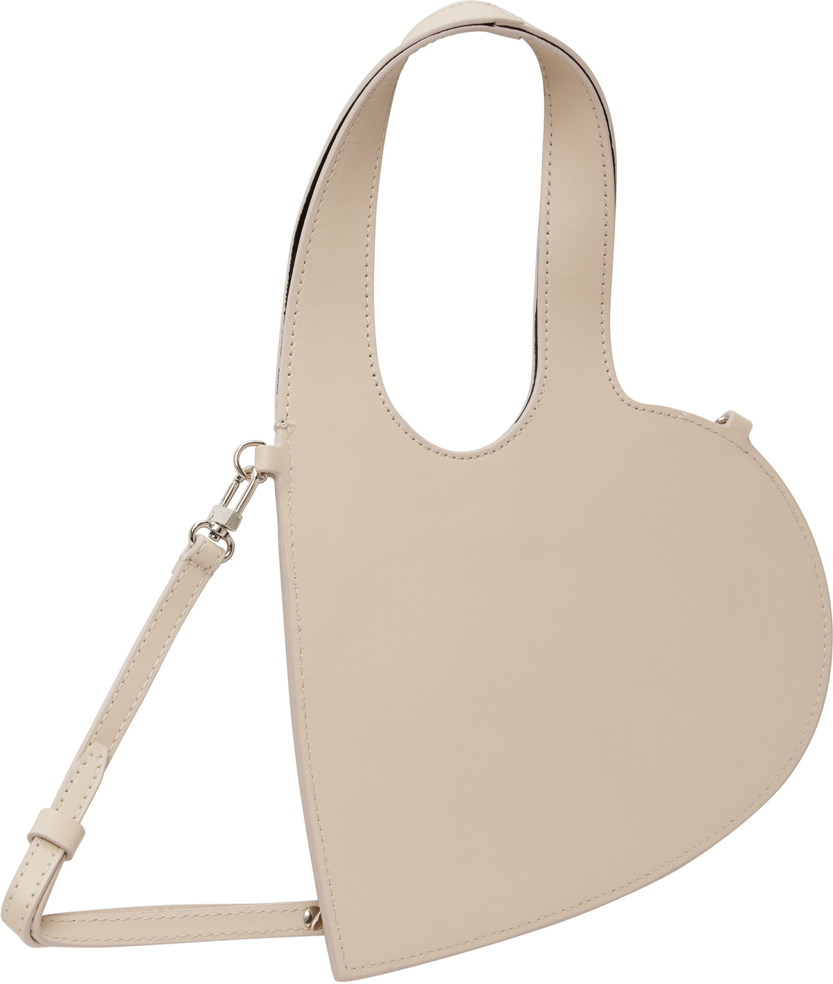 Coperni Beige Mini Heart Tote