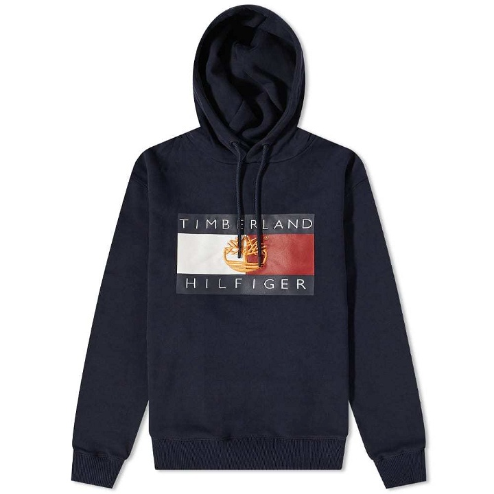 Photo: Tommy Jeans x Timberland Flag Popover Hoody