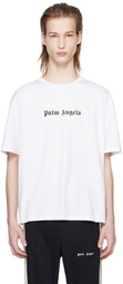 Palm Angels White Printed T-Shirt