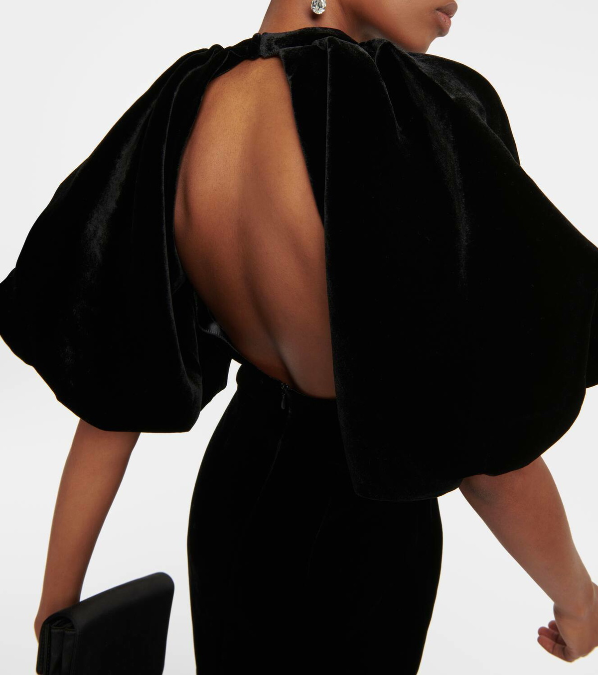 Rasario Cutout velvet maxi dress
