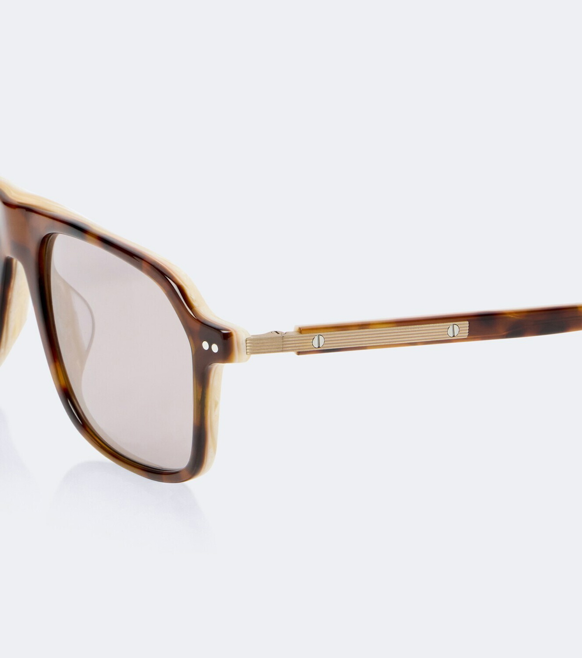 Brunello Cucinelli Sartorial Sunset rectangular sunglasses