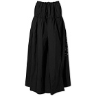 Aries Women's Nylon Snow Skirt in Black