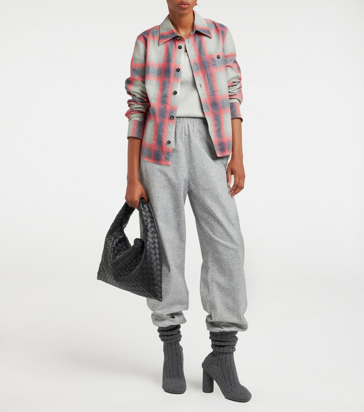 Bottega Veneta Trompe l'œil leather shirt jacket