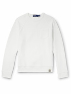 Polo Ralph Lauren - Logo-Appliquéd Cotton-Blend Jersey Sweatshirt - White