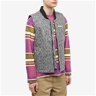 Alltimers Men's Best Quilted Canvas Vest in Charcoal Grey