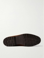 Majordome - M08 Nubuck Penny Loafers - Brown