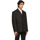 Maison Margiela Black Twill Blazer