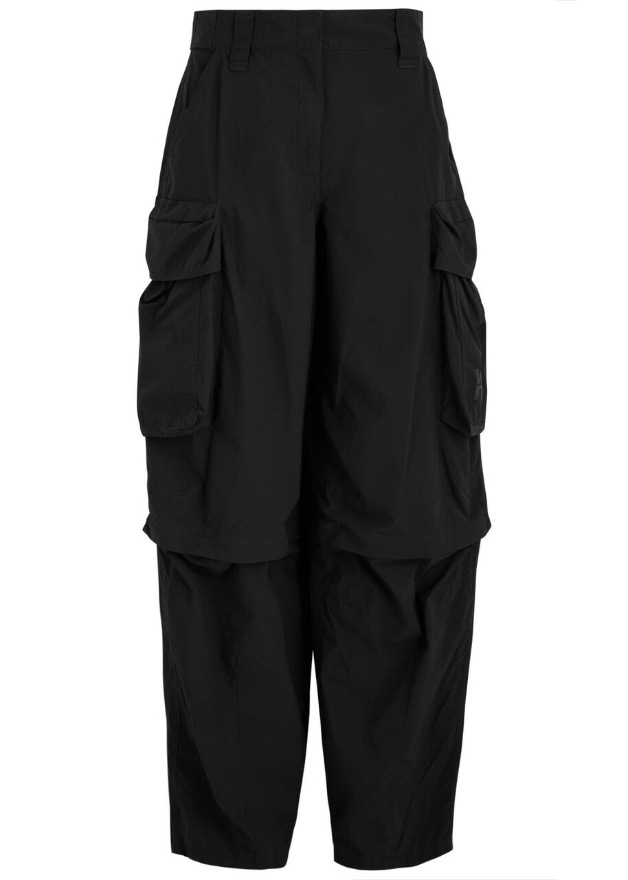 パンツ Alexander Wang Black tech fabric cargo pant Alexander Wang Tech Fabric Cargo Pant In Black - 35% Off