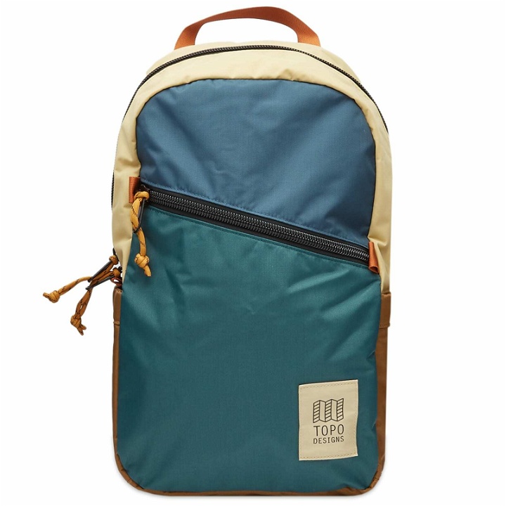 Photo: Topo Designs Light Pack Backpack in Pond Blue/Botanic