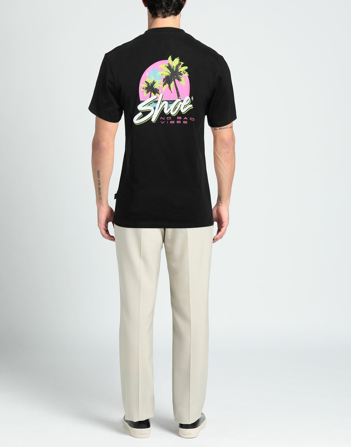 Shoe Mens T-shirt in Black