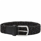 Anderson's Men's Andersons Woven Textile Belt in Blue/Navy/Grey
