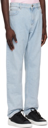 Balmain Blue Regular-Fit Jeans