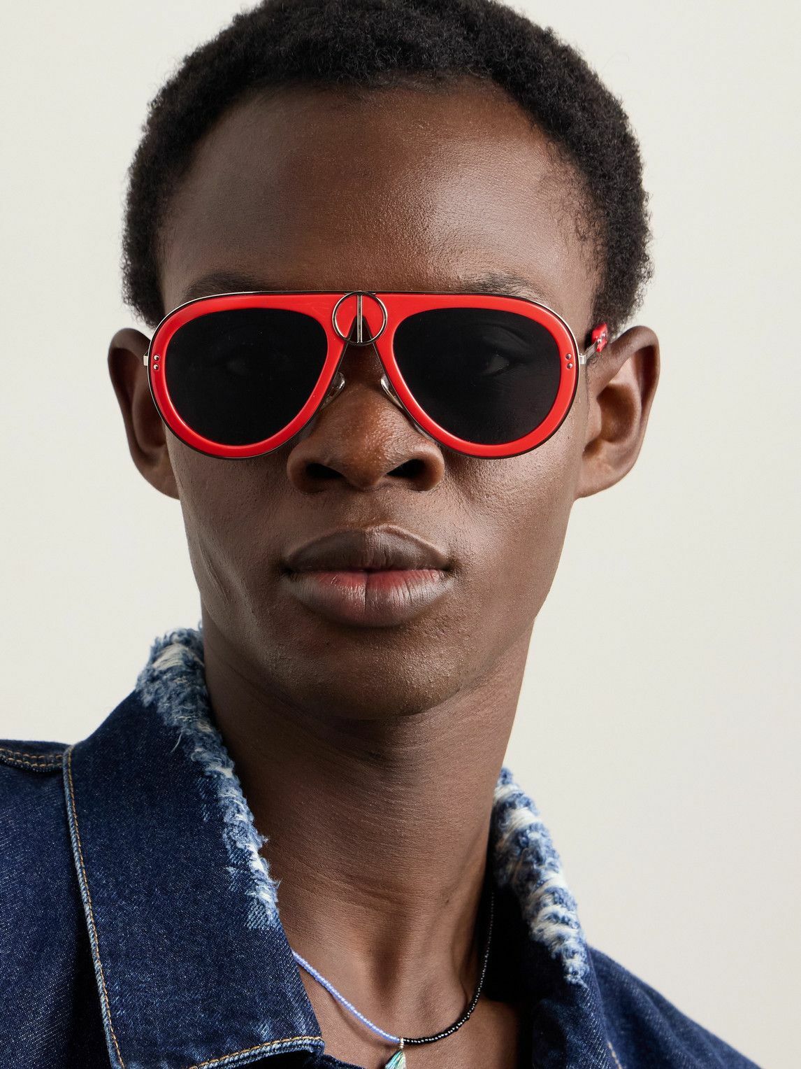 CLEAN WAVES - Inez & Vinoodh Aviator-Style Parley Ocean Plastic® Sunglasses