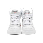 Givenchy White and Red Wings Sneakers