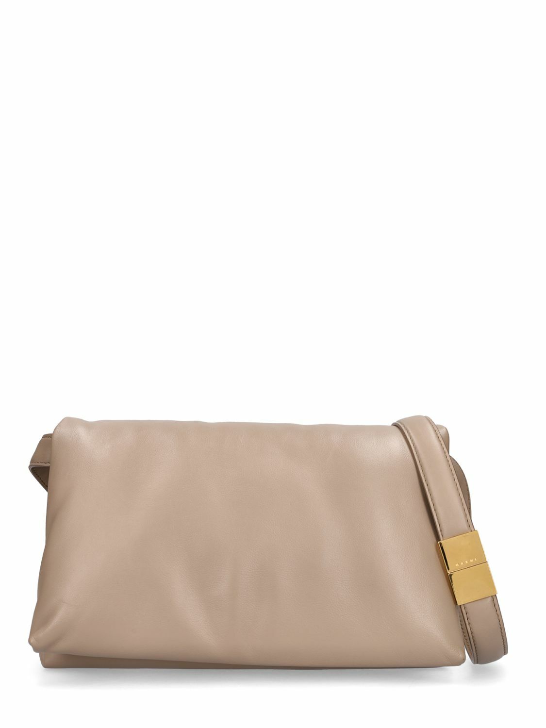 【 MARNI 】PRISMA MEDIUM SHOULDER BAG Marni Prisma Leather Shoulder Bag | Black | FARFETCH