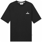 Anglan Men's Hidden Wappen Pocket T-Shirt in Black