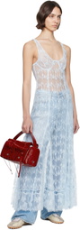 Collina Strada Blue Pamela Maxi Dress