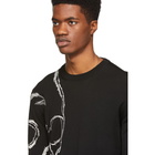 Alexander McQueen Black and Ivory Skull Sweater