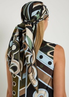 Pucci Printed Twill Triangle Scarf - Multicoloured - One Size