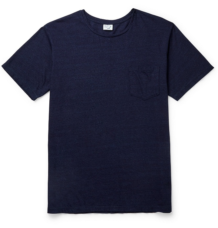Photo: OrSlow - Cotton-Jersey T-Shirt - Blue