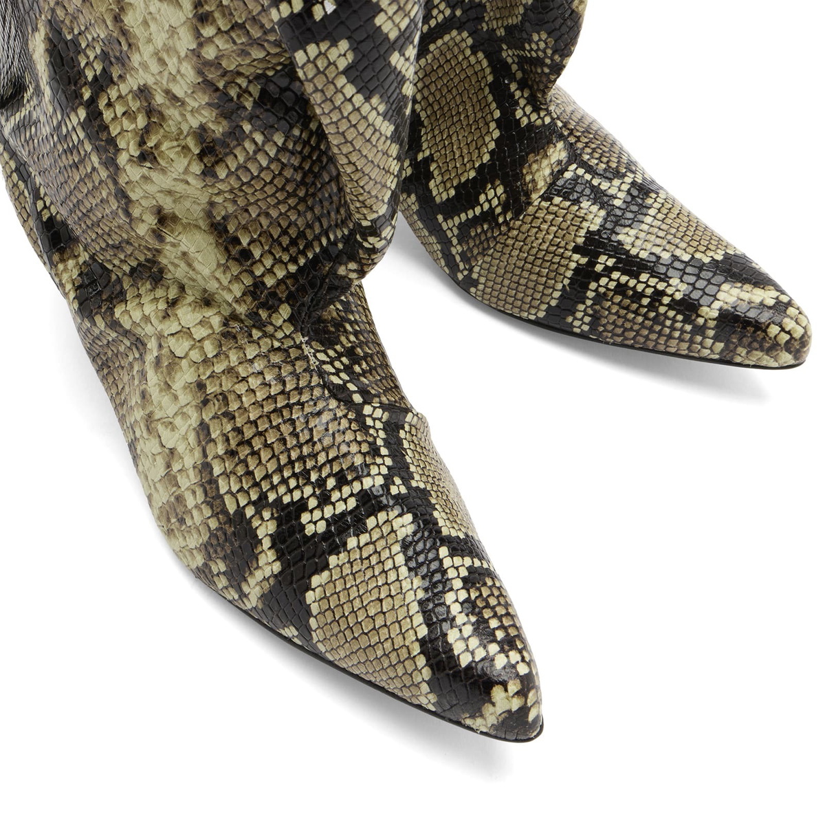 Toga Pulla Women's Toga Archives Snake Embossed Boot in Natural