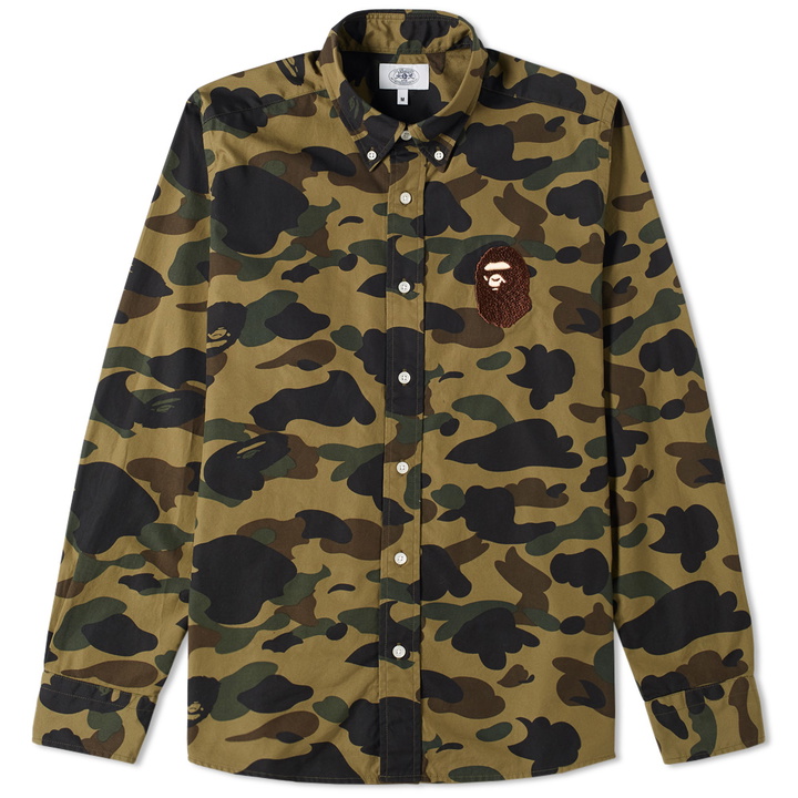 Photo: A Bathing Ape 1st Camo Large Ape Head Shirt