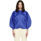 PLEATS PLEASE ISSEY MIYAKE Blue Coast Blouse