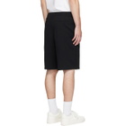 BALMAIN Black 'Balmain' Vine Print Sweat Shorts