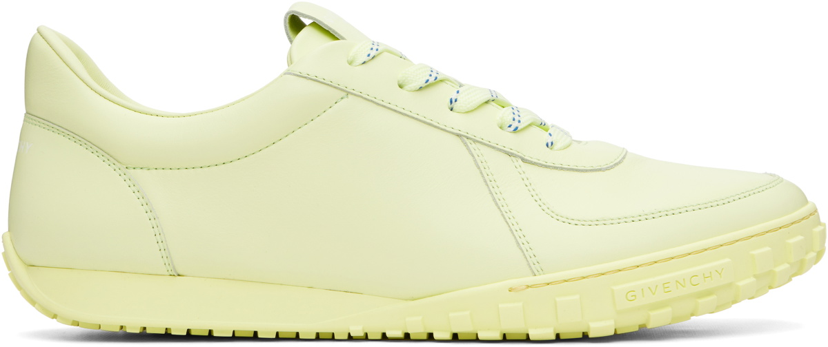 Givenchy Green Glide Leather Sneakers